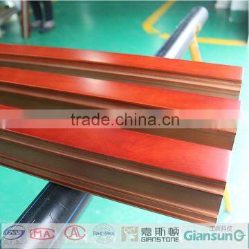 waterproof fireproof wooden coated aluminium windowdoor and sections/ aluminium extrusion profiles for the window and door