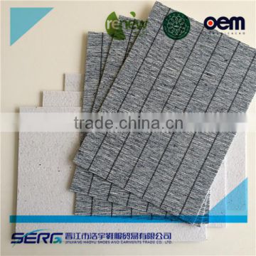 striped shoe insole material sheet for upper shoes only