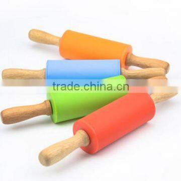 KT-033 Non-toxic colorful mini silicone rolling pins