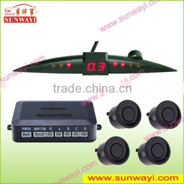 4 channel LED red parking sensor system