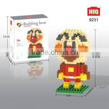 Cartoon diamond building block eudcational toy plastic toy