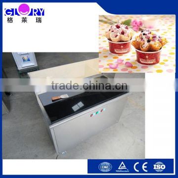 Hot sale Glory GL-F500A Cold Stone Marble Slab Top Fry Ice Cream Machine for commercial