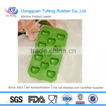 Custom made lovely apple shaped silicone chocolate mould