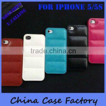Popular design sofa leather case for iphone 5, for iphone 5 sofa leather case