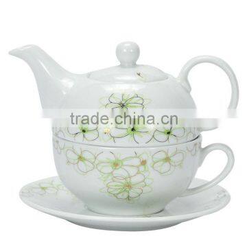 T00401-B Porcelain Coffee Table Set Ceramic Tea Pot/tea Kettle