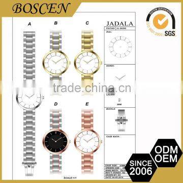 Good Feedback Customization 5Atm Water Resistant Japan Movement Watch Stainless Steel Back photo-1