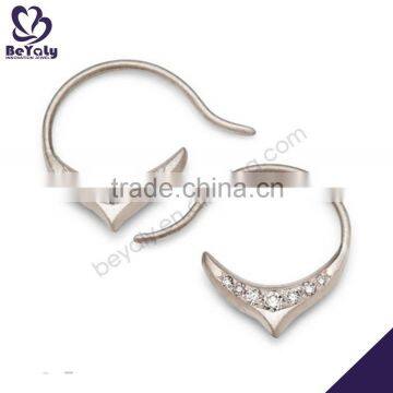 hot sale high quality sterling silver gold earring jewelry