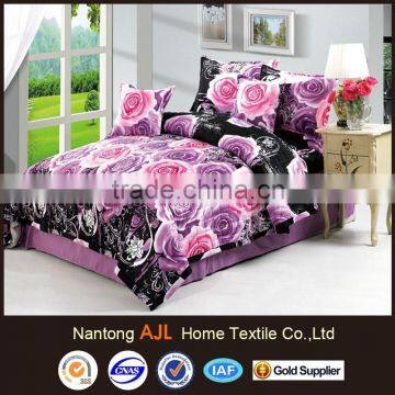 3D floral design super soft cotton quilts king size