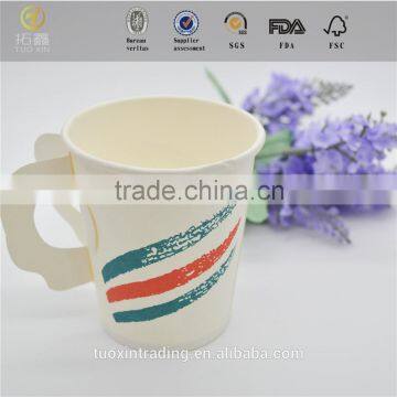 Rare custom logo printed paper cup fan with high quality