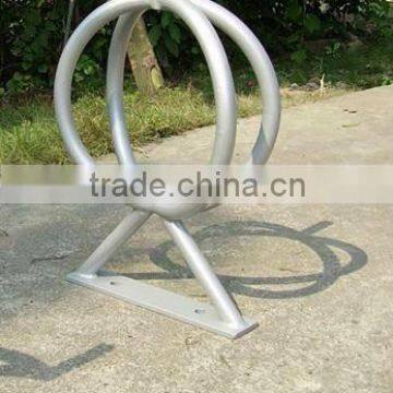 Hot-dipped galvanized apartment bike display or storage rack