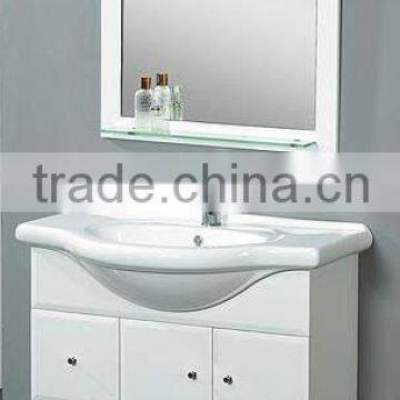 Hot Sell High Glossy White MDF Bathroom Vanity