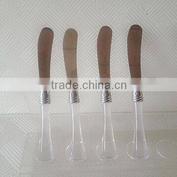 Stainless steel plastic butter knife