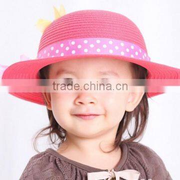 China Promotional Straw Hats For Little Girl photo-3
