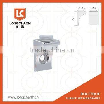 Polishing Chrome Glass Shelf Support Cabinet Door Glass Holder Wall Shelf Bracket photo-5