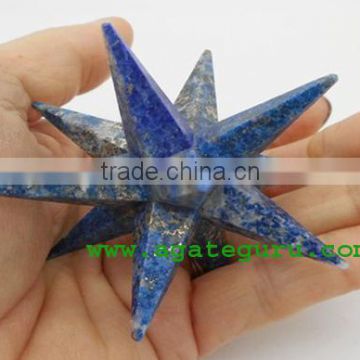 Lapis Lazuli 12 Point Merkaba Star Wicca Reiki Healing