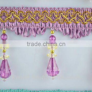 beaded fringe trim for curtains