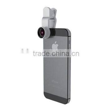 3 in 1 Phone Clip Lens Kit Universally Compatible with Other Smartphones: Fish-Eye + Wide Angle + Macro Lens Clip