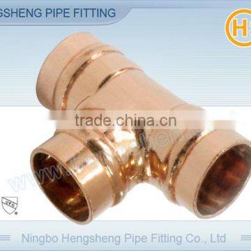 Copper fittings Equal Tee C x C x C