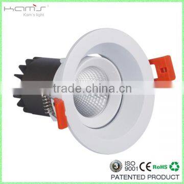 Lowest kitchen ceiling lights rotatable led downlight 10W