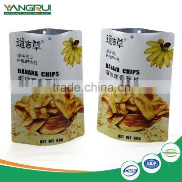 laminated foil stand up food plastic bag