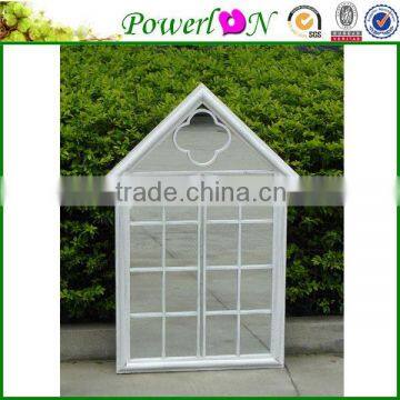 Discounted Vintage Antique House Shape Wrough Iron Frame Mirror For Home Patio Backyard J16M TS05 X11PL08-34055