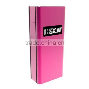 New e cig 80W mod for 2016 80w temp control box mod touch screen box mod vaporizer box mod with Smoking Timed Protection