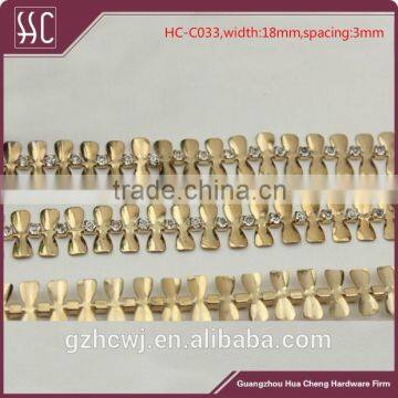 shiny gold metal chain, customerized handbag metal chain, Guangzhou metal chain