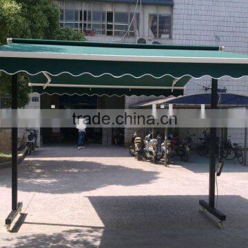 Double free standing retractable awning