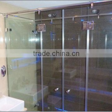 frameless glass enclosed shower glass bathroom