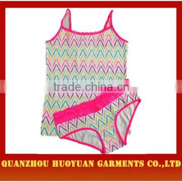 Hot selling good quality for children boutique clothes girl sleepwear