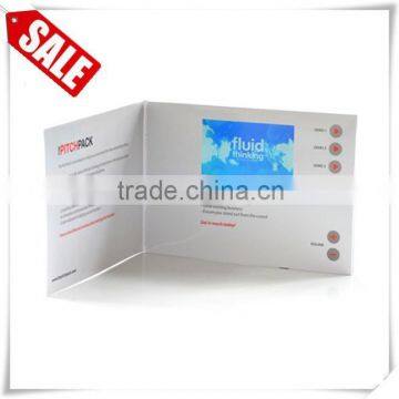 Custom Video Greeting Card Video Brochure With Magnet Switch photo-5