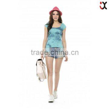 2015 wholesale cheap price good quality sexy fashion denim shorts JXC00241