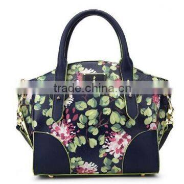 New digital flowering printing ladies crossbody handbags cheap bag