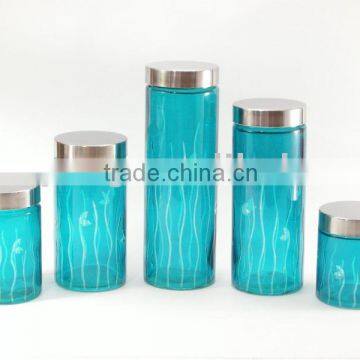 Glass canister set