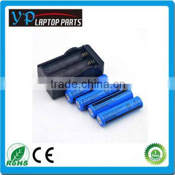 High quality li polymer batteries 3.7v 2400mAH lithium ion 18650 battery for camera pen flash light