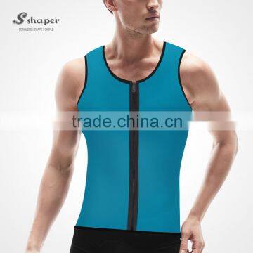 S-SHAPER Factory Price Ultra Sweat Zipper Sport Corset For Men photo-4