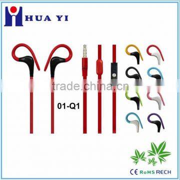 Top Selling Products 2015 Wired Earphones New Products 3.5mm In-ear Sport Earphone