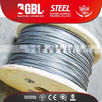 China manufacturer 4mm galvanized mild steel wire