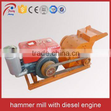 Fine Output Diesel Egnine Hammer Mill for Gold Mining