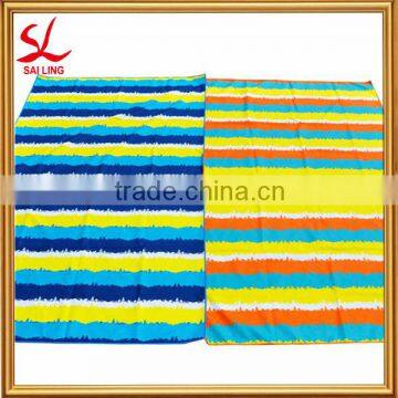 Wholesale Printed Microfiber Yoga Sport Towels Custom Microfibre Sublimated Turkish Beach Towel