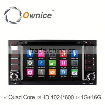 Ownice C300 Quad Core Pure Android 4.4 Car GPS for Volkswagen Touareg Multivan T5 support OBD