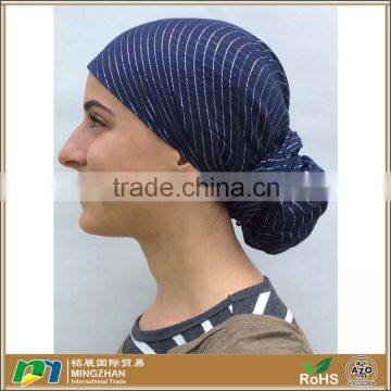 Navy Blue Head Wrap Hijab Snood scarf