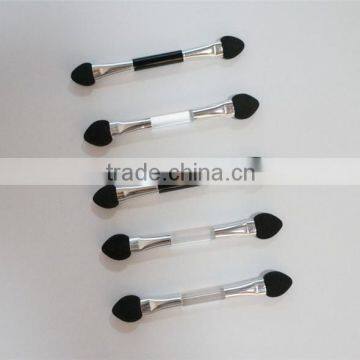 Double Ended Non Latex Sponge Applicator Eyeshadow Contour Brush