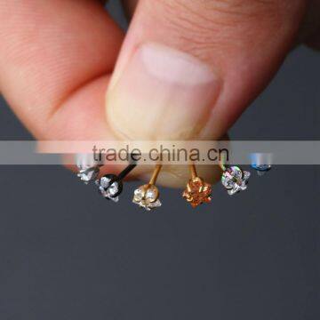 Slave Nose Rings Wholesale Gem Paved Body Jewelry Nose Bone photo-3