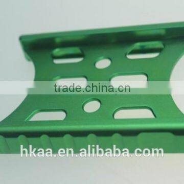 custom fabrication lathing and milling aluminum green anodized aluminum plate aluminum prototype