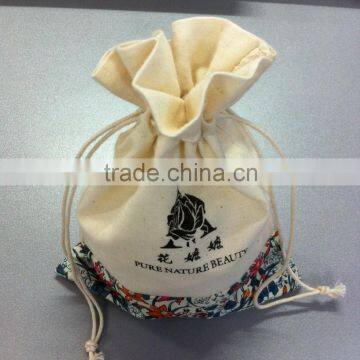 Organic Cotton Drawstring Bags/cotton Fabric Bag