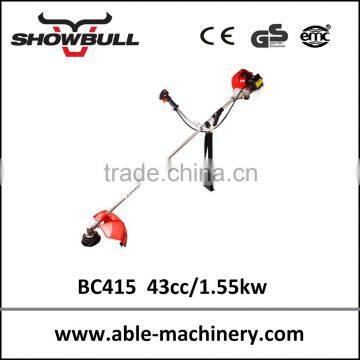43cc BC415 Gas Brush Cutter Grass Trimmer With CE EMC