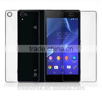 Factory price, screen guard for sony xperia c tempered glass screen guard 0.33mm arc edge