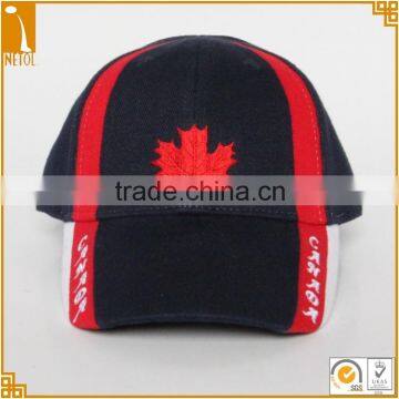 Good quality 100% cotton embroidery custom kids baseball caps