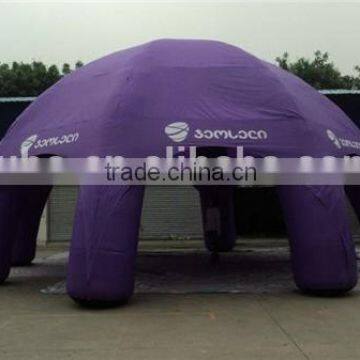 Customized logo dome tent/ inflatable dome tent for sheltering & advertising